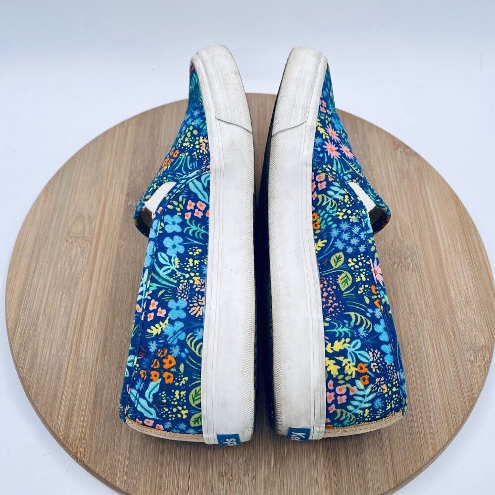Keds Rifle Paper Co Shoes Womens 8.5 Multicolor Floral Canvas - Picture 9 of 11